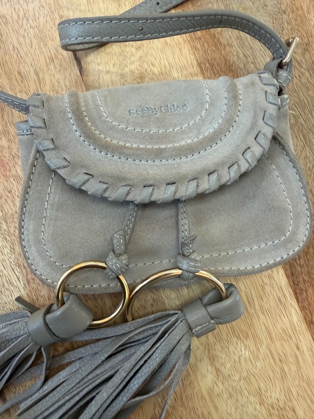 See by Chloe Suede Crossbody Bag - Picture 4 of 9